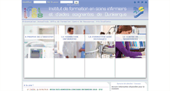Desktop Screenshot of ifsi.ch-dunkerque.fr