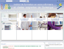 Tablet Screenshot of ifsi.ch-dunkerque.fr